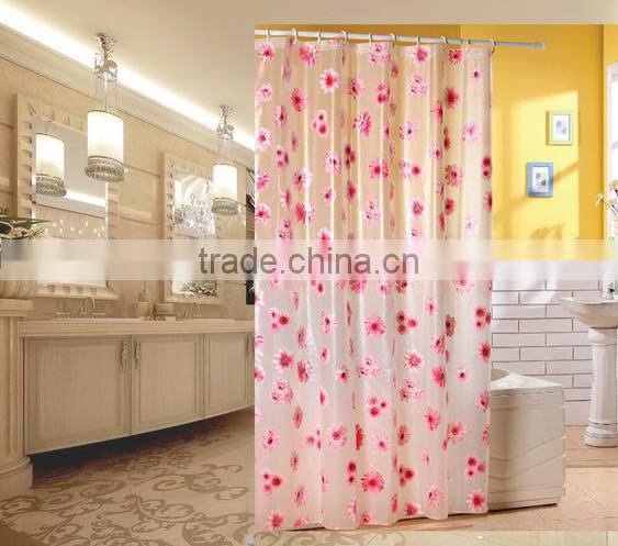 waterproof PEVA curtain shower curtain