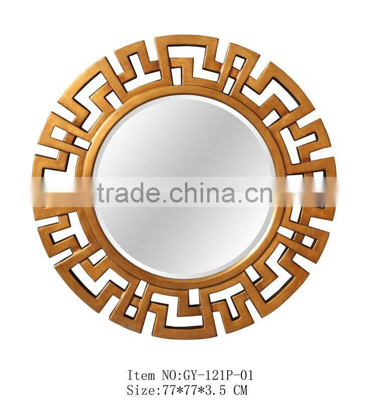 Round wall mirror for home/hotel decor GY-121P-01