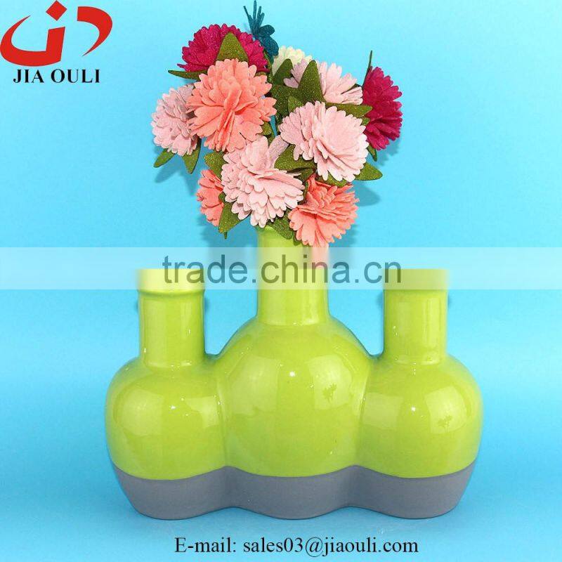 BSCI Audit Factory good sale tall and thin cheap ceramic vases for home decor