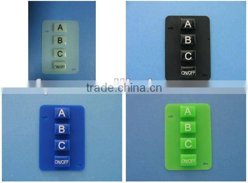 silicone rubber keypad for remote control