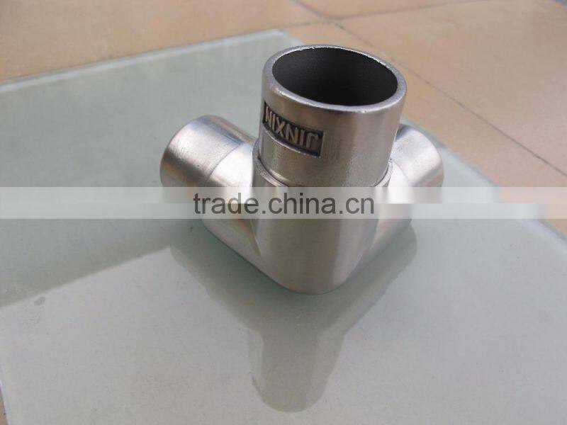 Stainless steel 3 way pipe connector