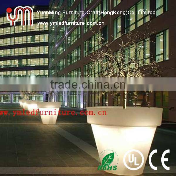 Plastic Led Flower Pots Llight Up Pots Lighting Pot