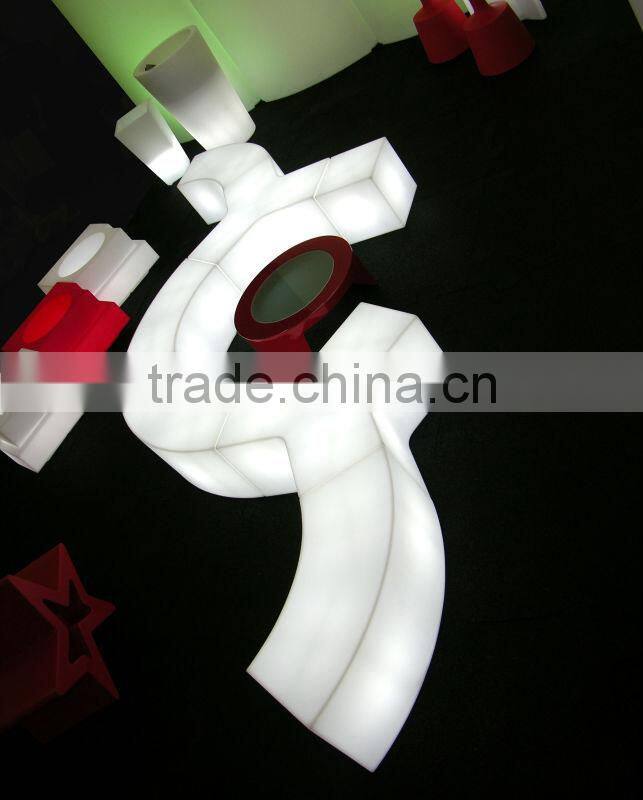 Modern Outdoor Furniture Plastic Led