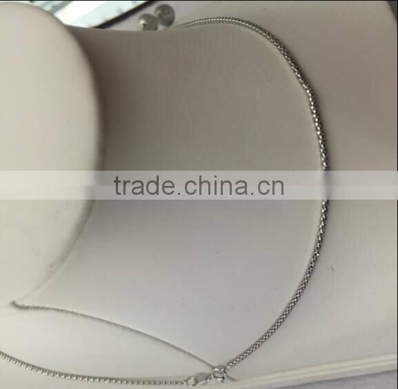 AAA 8-9mm raindrop freshwater doublepearl necklace with silver clasp