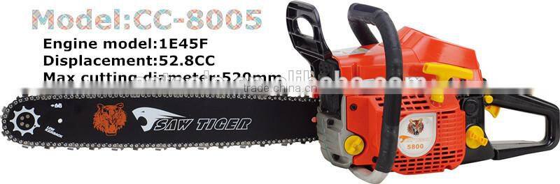 petrol /gasoline chain saw 5200 52cc chain saw with CE&GS