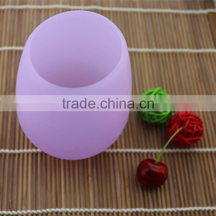 Silicone Wine Glasses Foldable Silicone Beer Cups Stemless Beer Whiskey Cup