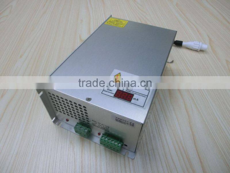 MYJG100W new CO2 laser power supply 100W with signal fault diagnosis, voltage regulator and LED display for CO2 laser tube