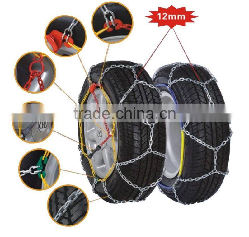 9mm, 12mm, 4x4 Snow Chain with certificate