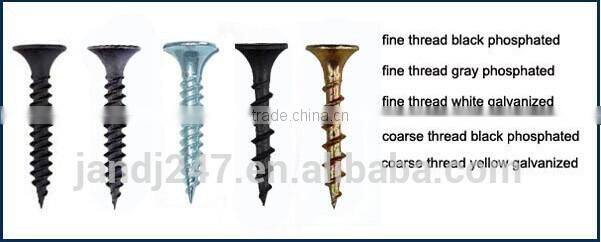 Low carbon C1022 phosphated finish drywall screw/head drywall screws