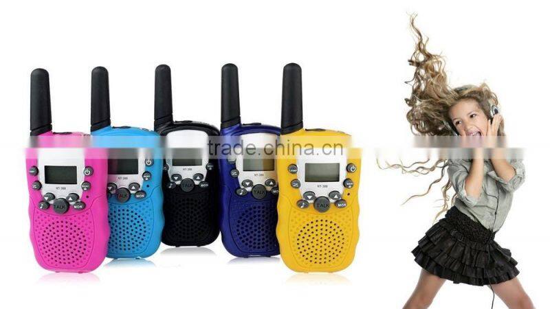 2015 new products icti audited walkie talkie hot walkie talkie interphone toy with LCD from ICTI manufacturer in dongguan city