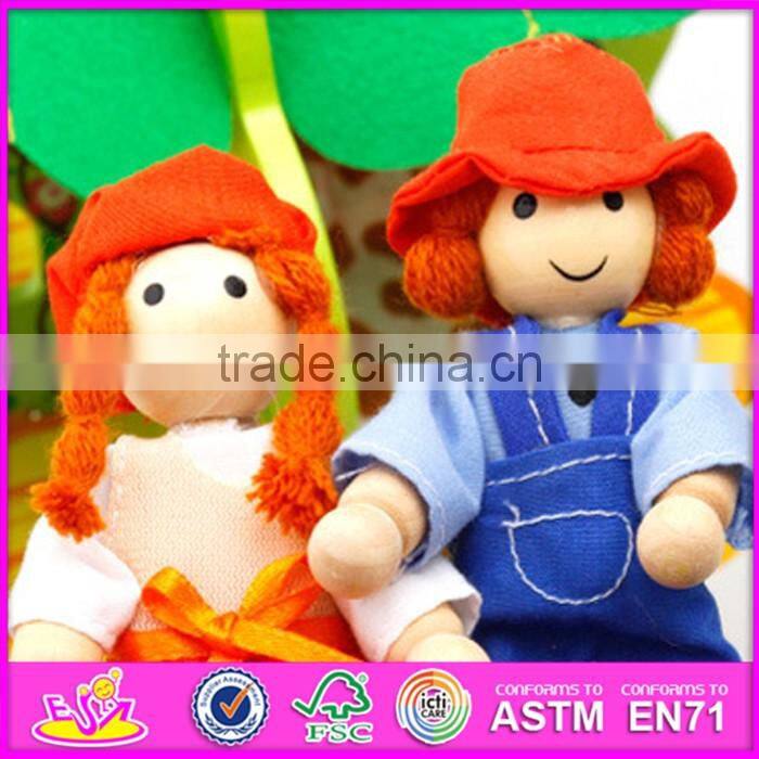 2017 New design children pretend play wooden diy kitchen toy W03B058