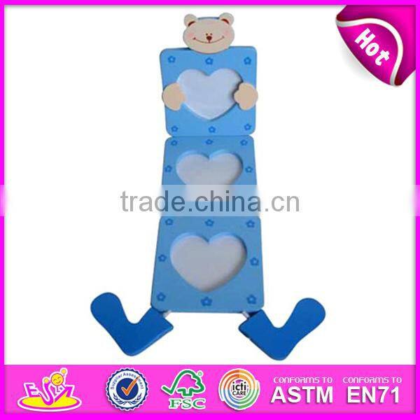 New design wooden picture frame for Christmas gift,wooden toy wall photo frame for children,cute wooden picture frame WJ277971