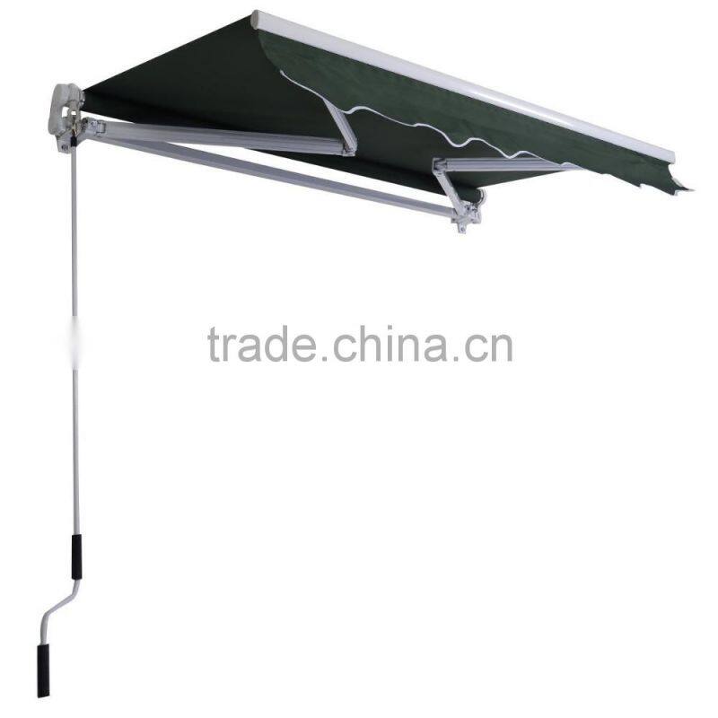 1.8x1.2m Garden Blue Retractable Aluminum Awning and Canopy