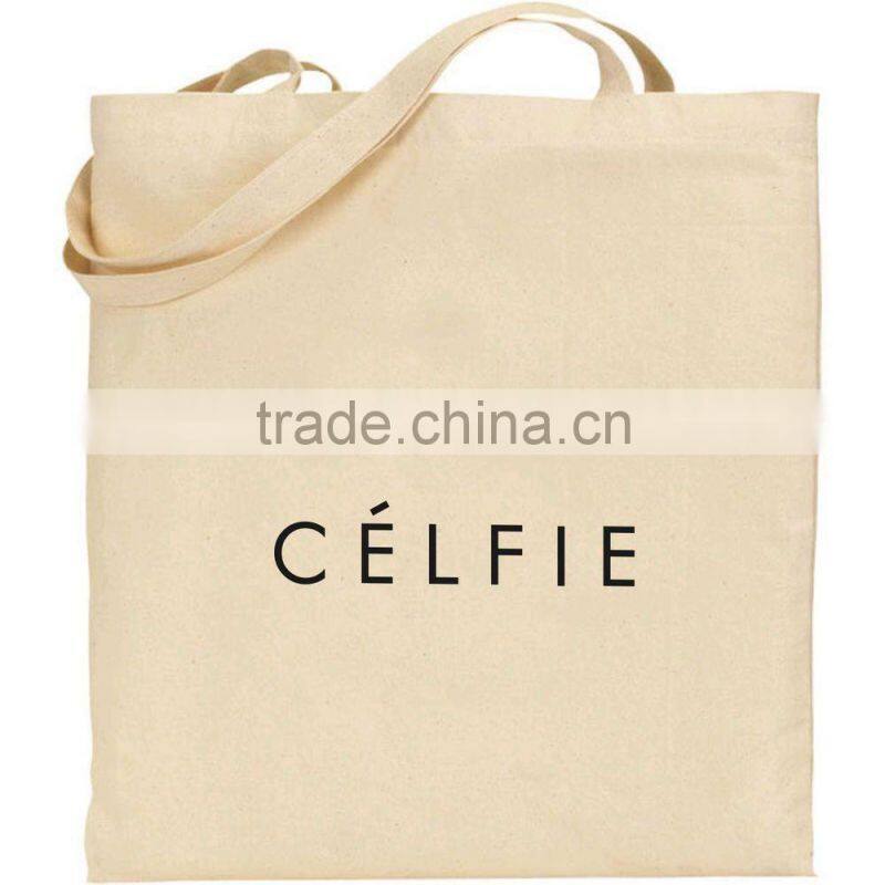 Wholesale natural cotton shopping bag/cotton road bag/organic cotton tote bag