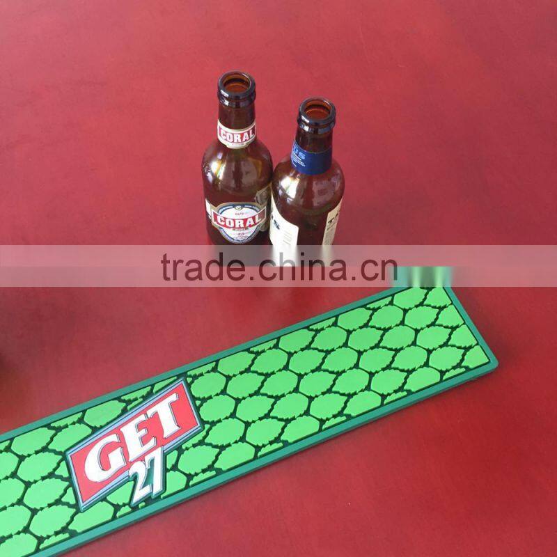soft pvc bar mat factory custom rubber beer rubber mat with logo