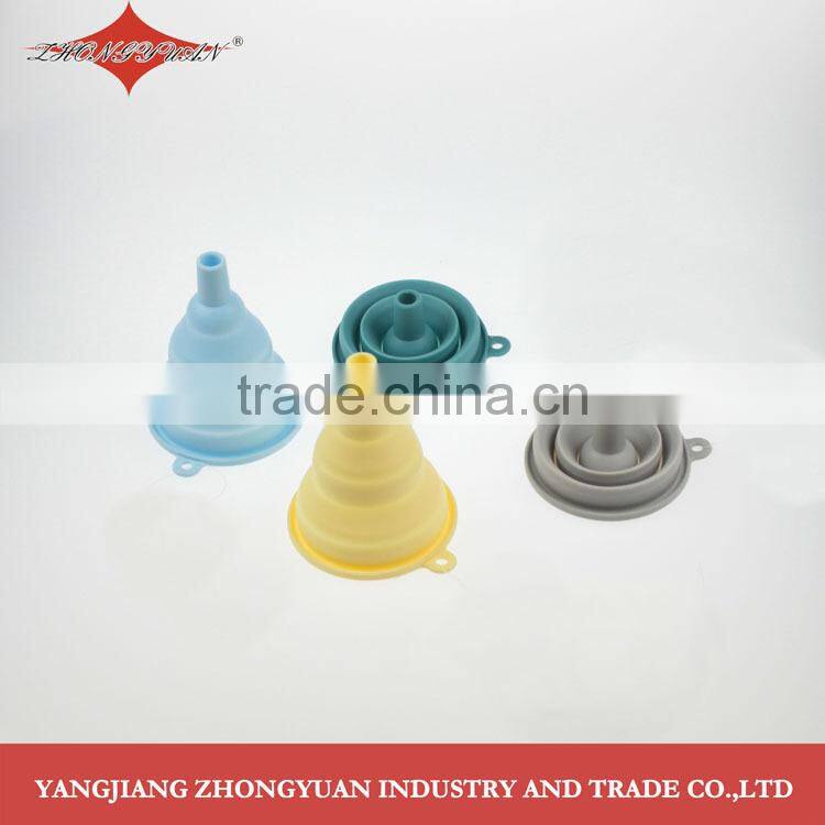 Retractable Silicone Funnel many colors for choosing