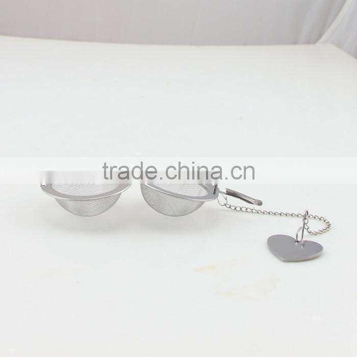 Stainless Steel Mesh Tea Infuser With A Hook Chain