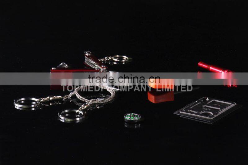 Hot Sale SOS portable survival gear SOS Box Set 6 in 1 SOS Box