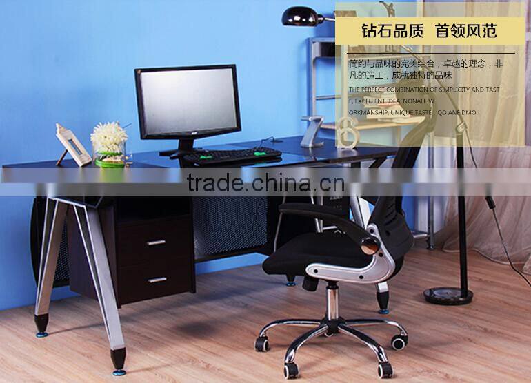 tempered glass desk,glass desk partition,modern glass steel office desk