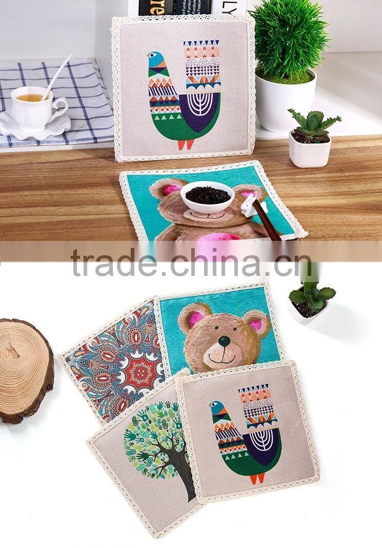 Fashionable Home Decoration Dinner Napkin Linen Cotton Folding Design Napkin Serviette