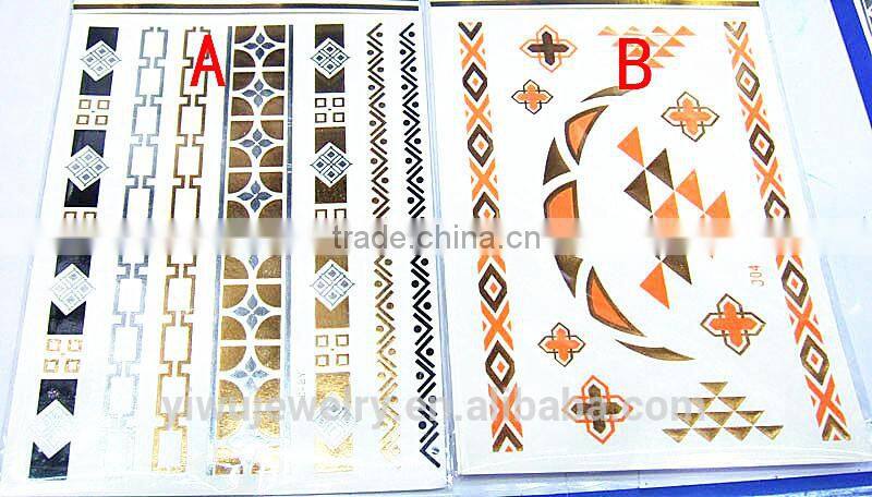 T001-006 Tersonal Care Body Art Sexy Customized Temporary Tattoo Sticker