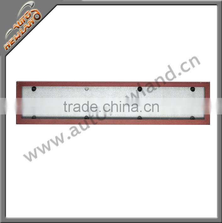 Plastic European style License Plate Frame with Light