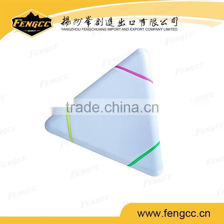 Advertising Triangular Highlighter Pen,colorful ink highter