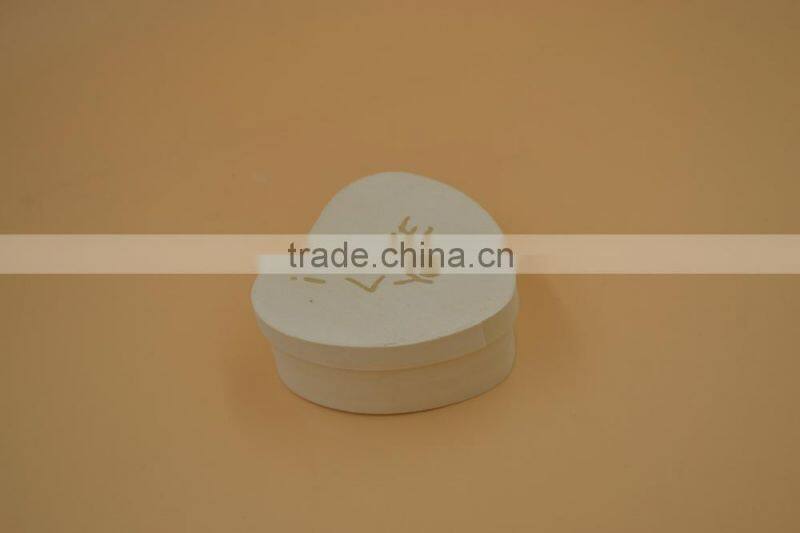 heart shape pine wood box|printed box