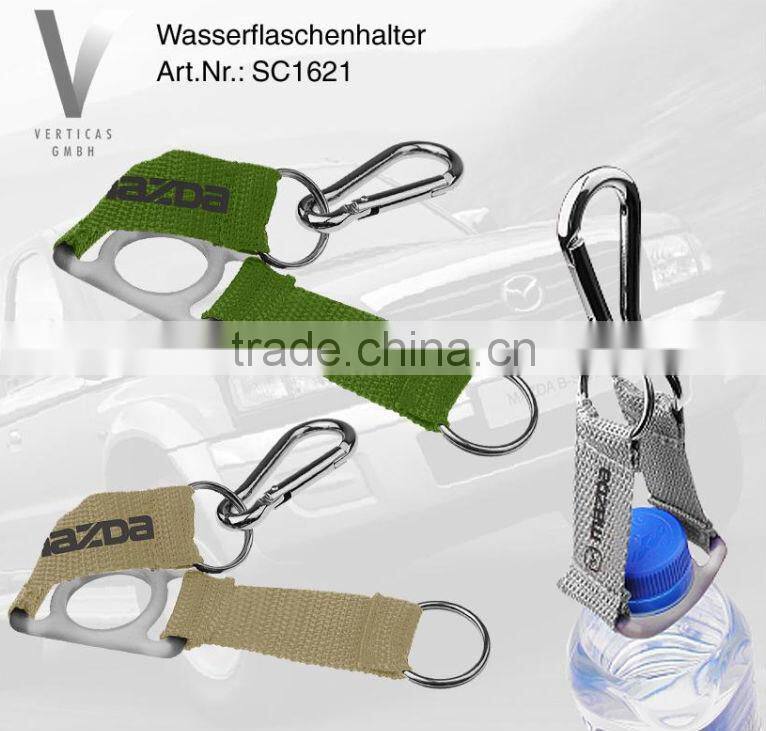 bottle holder strap with carabiner