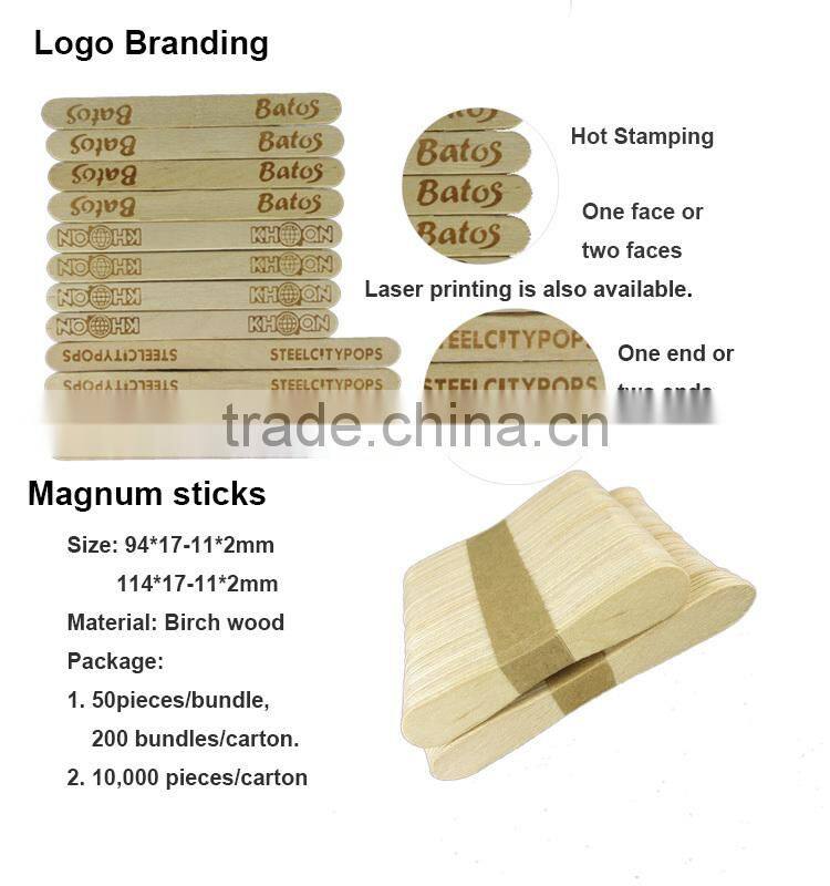 wooden popsicle stick