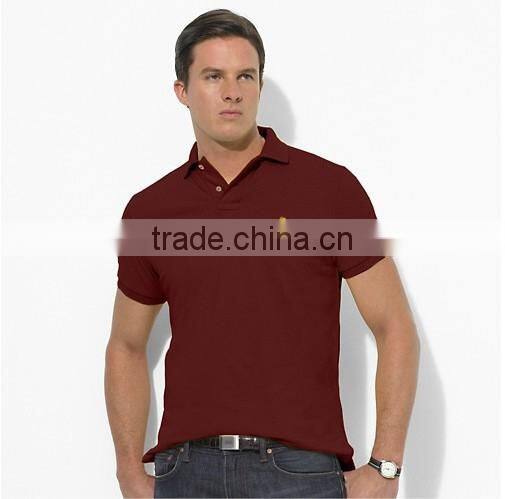 100%cotton embroidered short sleeves polo t shirt for men polo shirts customized logo