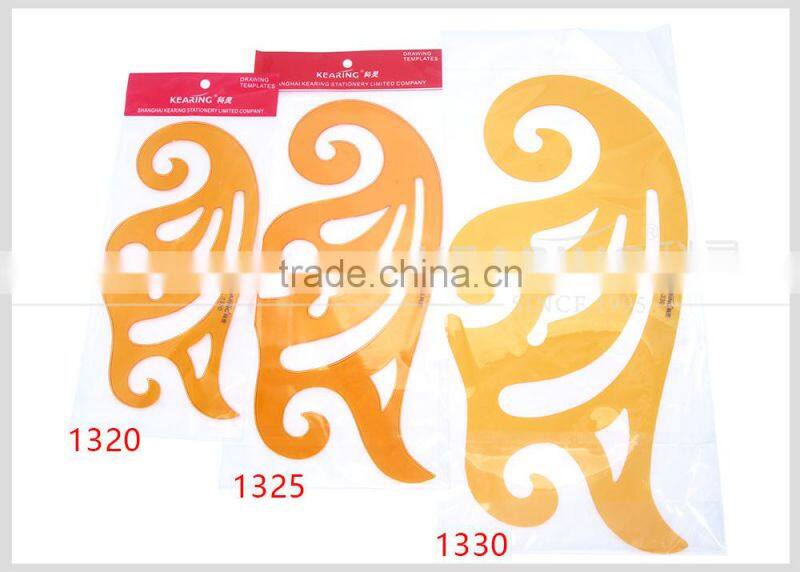 Kearing French Curves for Pattern Drawning 25cm Length & 3mm Thickness Plastic Rulers #1325