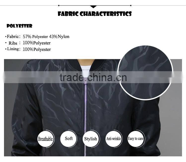 SZXX Latest Customized Printing design Deep Blue coat mens jacket