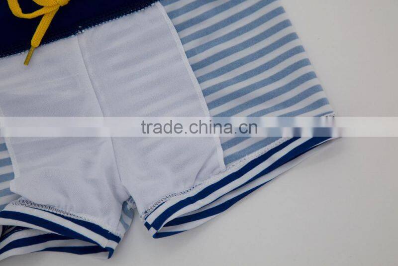 Boy Boardshorts Strip Style Kids Swimwear&Beachwear