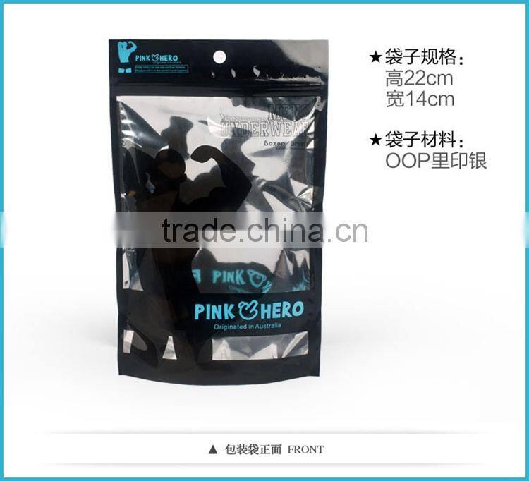 Pink Hero Underwear Packing Bag Plastic OPP Bag Packing