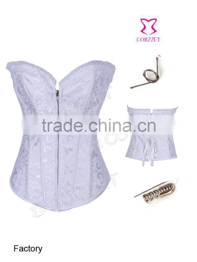 Jacquard Body Slimming Corset Wholesale Steel Bone