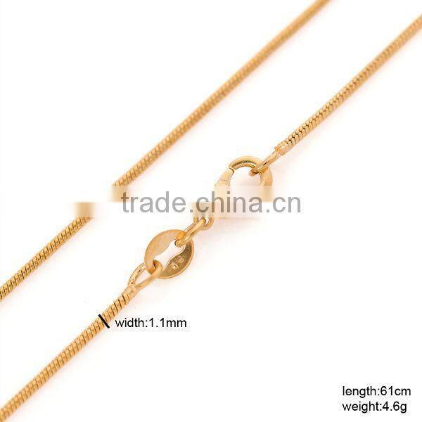 Beautiful cheap fashion silver link chain necklace