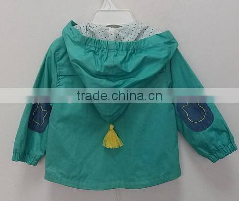 baby boys cute cyan color coat for Autumn