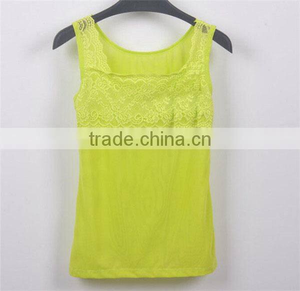 China factory 100%cotton womens tank top