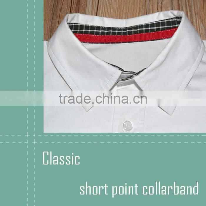 White pure cotton long sleeve baby boy shirt kids