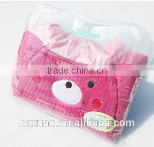 Infant Baby Towel Bath Towel With Hat Baby Hooded Bath Towel