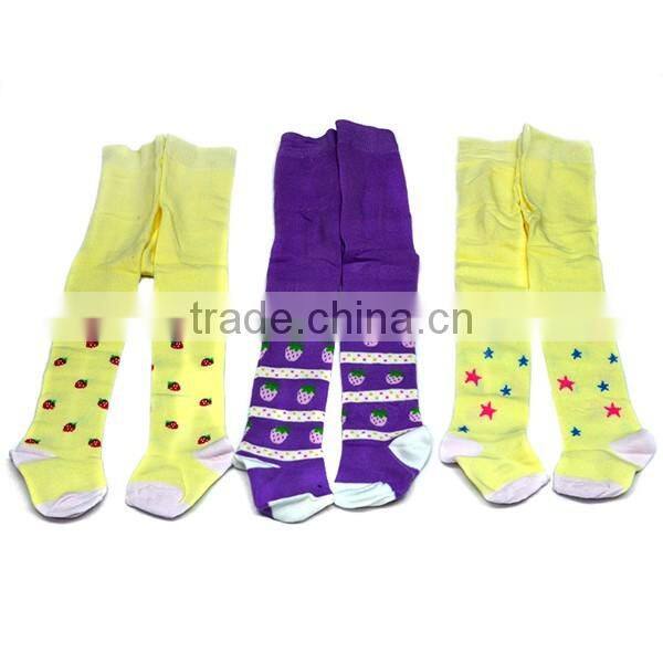 Lovely Baby girl Colorful printed baby cotton pantyhose tights