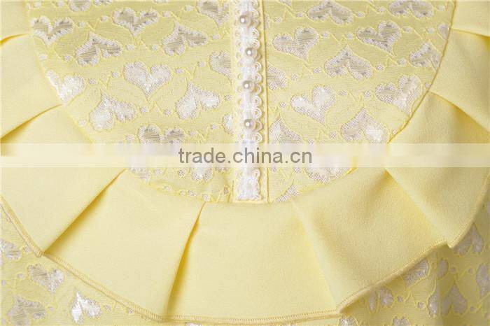 cute neck designed young ladies models short sleeve blouse