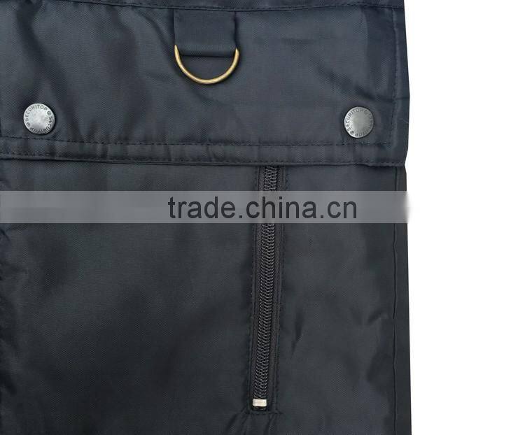 Mens two color hoodies parka for men blue coat