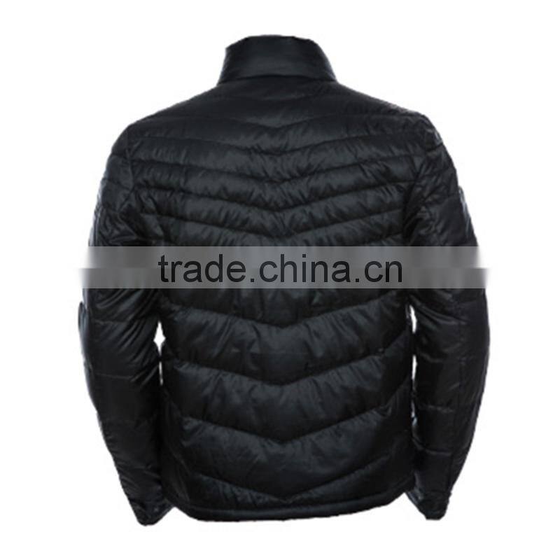 China clothing factory high quality duck feather down jacket men