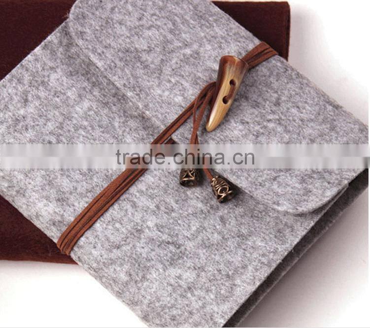 2017 Wholesale fashion Woman and man carry bag thin felt laptop bag