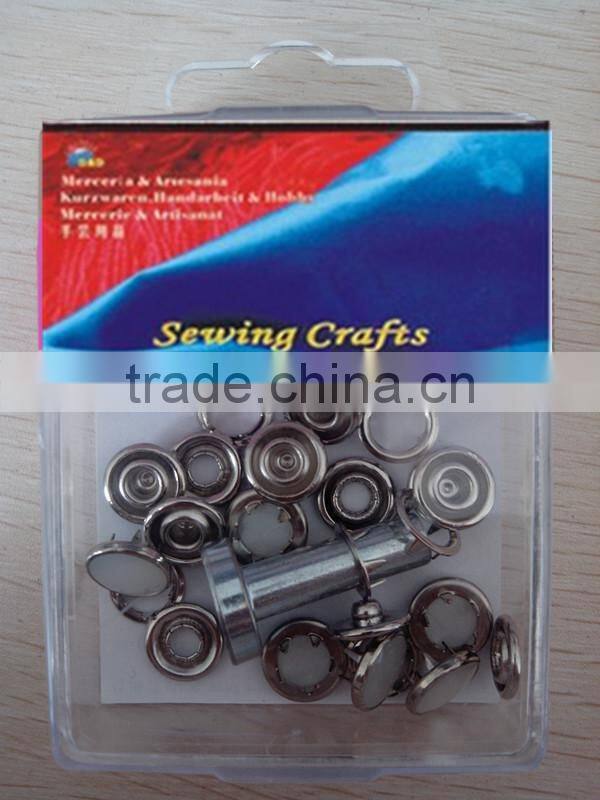 D&D Decorative Pearl Clothing Snap Fasteners with tool