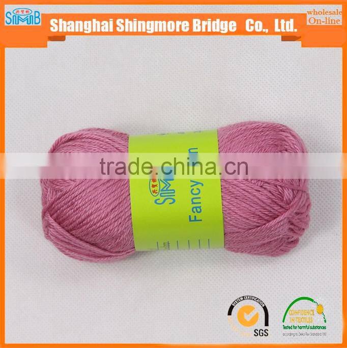 FREE YARN SAMPLES China knitting yarns factory best wholesale oekoe tex certified wool blended bamboo yarn for baby knitting