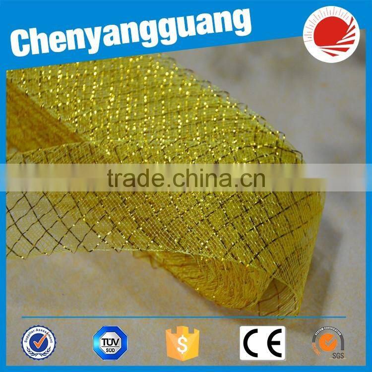 Poppy polyester horsehair for hat manufacture