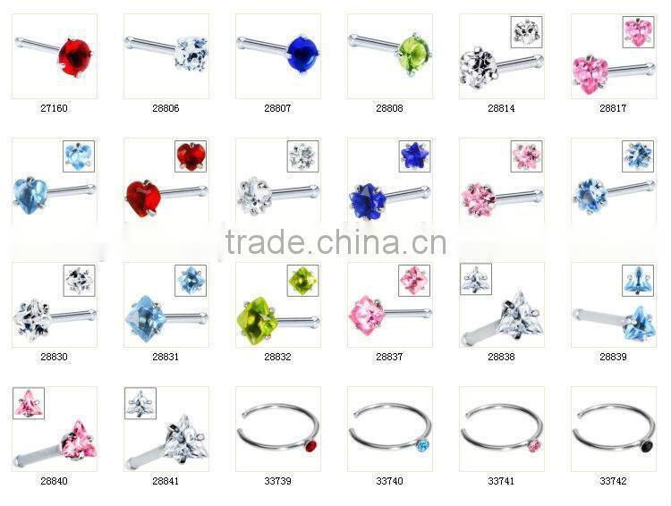 16 Gauge (1.2mm) 1/4" (6mm) 4mm Ball Metallic With UV Ball Cartilage Tragus Earring